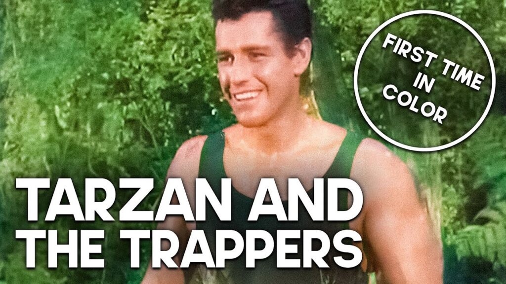 Tarzan and the Trappers | Old Adventure Movie (1960)