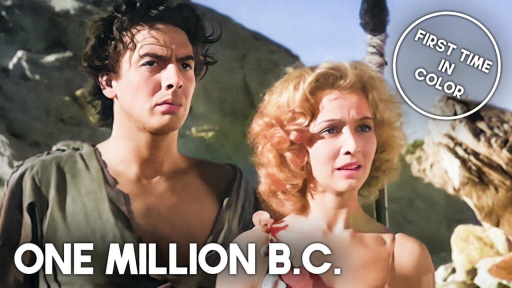 One Million B.C. (1940) | COLOR | Classic Romantic Movie